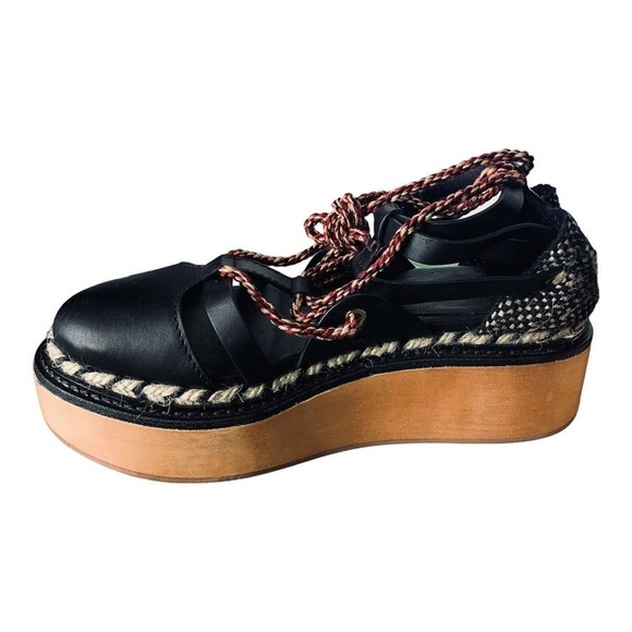 Ulla Johnson Salinas Twisted Rope Leather Flatform Platform NWOT $490 - Picture 10 of 14